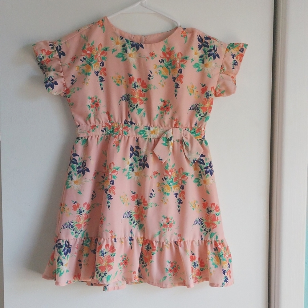 Janie and Jack floral dress size 4.